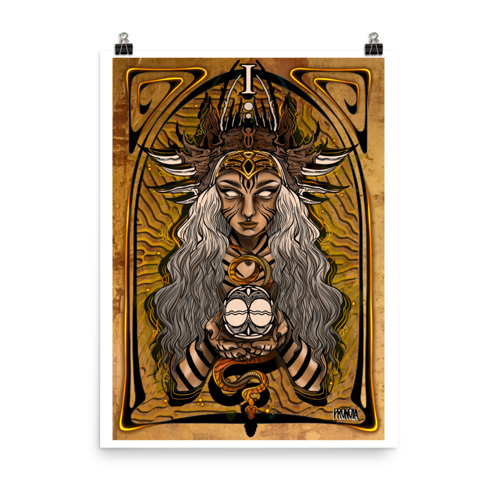 Paleo Goddess Print
